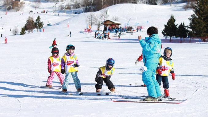 esquiar con niños esquiar con niños