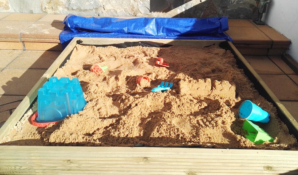 Toro Médula ósea Coherente Cómo construir un cajón de arena casero ~ Loca Academia Familiar